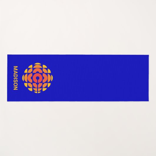 CBC 1974ロゴ ヨガマット (正面(横))