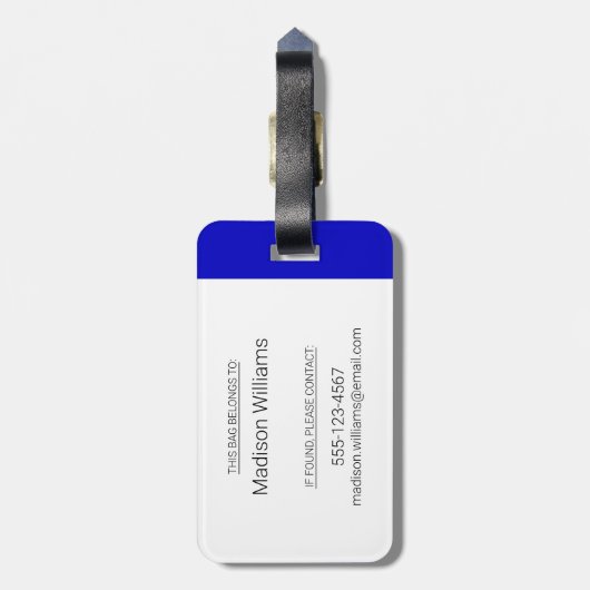 CBC 1974ロゴ ラゲッジタグ (裏面縦)