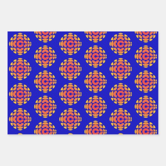 CBC 1974ロゴ ラッピングペーパーシート (正面)