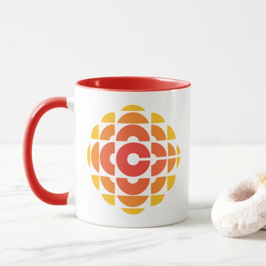 CBC 1974ロゴ – Ringer Mug マグカップ (ドーナツ)