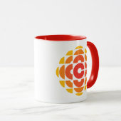 CBC 1974ロゴ – Ringer Mug マグカップ (正面右)