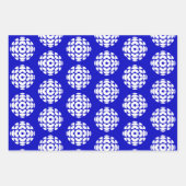 CBC 1986ロゴブルーポスター ラッピングペーパーシート (正面3)