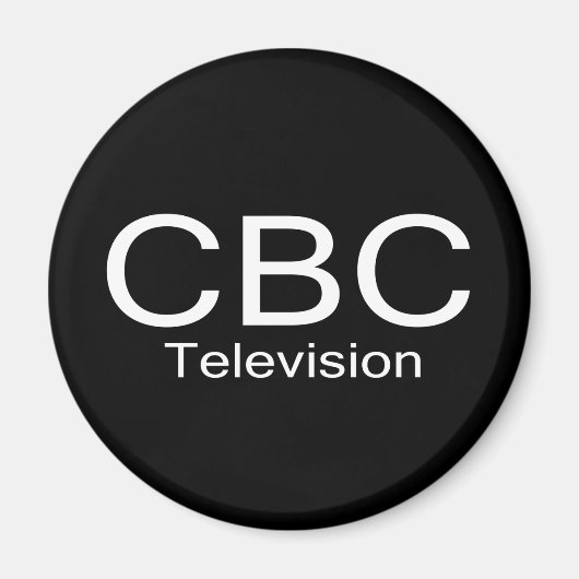 CBC tvの代替ロゴ マグネット (正面)