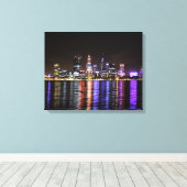 CBDを夜間までに実行 キャンバスプリント (インサイチュ (ウッドフロア))