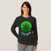 CBDキングカプセルオイルVAPE CBD 不安 痛み 救済 Tシャツ (正面フル)