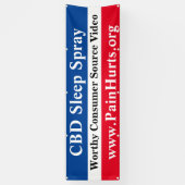 CBDスリープスプレー 横断幕 (縦)