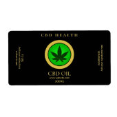 CBDモダン油ラベル ラベル (正面)