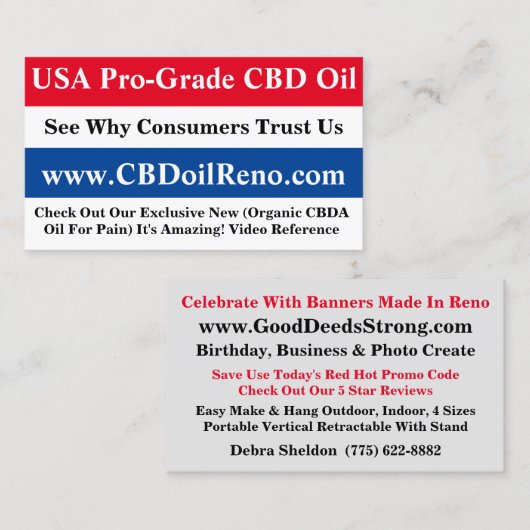 CBDレノ 名刺 (正面/裏面)