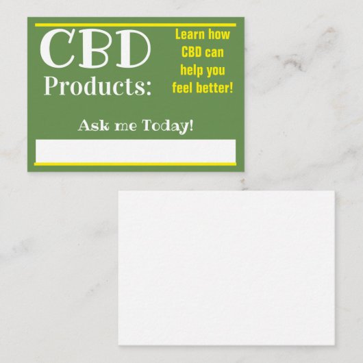 cbd名刺 名刺 (正面/裏面)