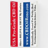 CBD油レノ 横断幕 (縦)