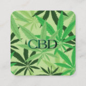「cbd油」名刺 スクエア名刺 (正面)