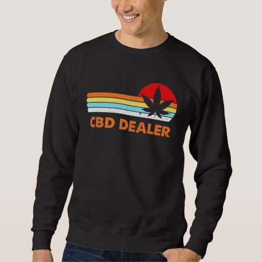 CBD Dealer Seller Fun  Weed スウェットシャツ (正面)
