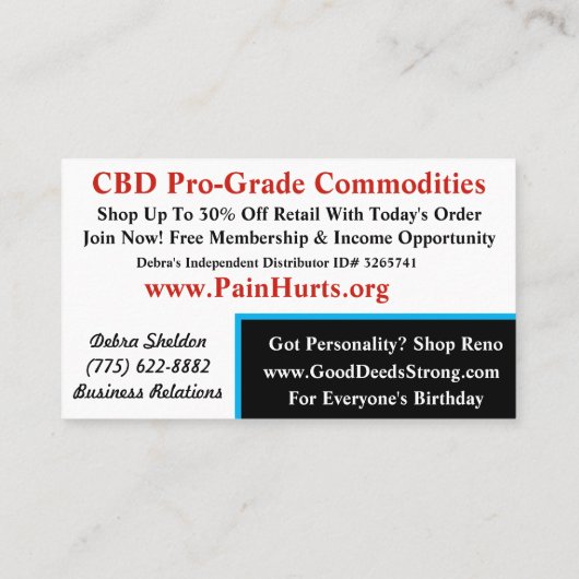 CBDAの名刺 名刺 (裏面)