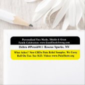 CBDaペインレリーフ、 浮き彫り ラベル (インサイチュ)