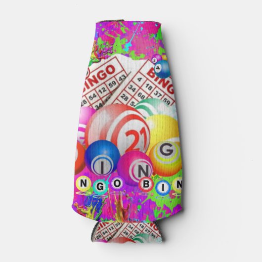 CBDOilPrincessによって設計されたビンゴビンゴ ボトルクーラー (正面)