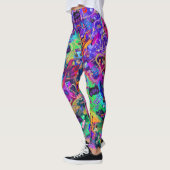 CBDOilPrincessによるIt's Just Graffiti 2 レギンス (左)