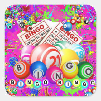 CBDOilPrincessデザインのBINGO BINGO スクエアシール