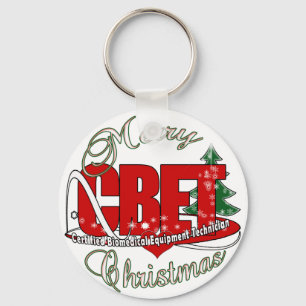 CBET CHRISTMAS認定バイオメディカル機器テクノロジー キーホルダー