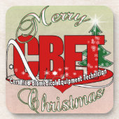 CBET CHRISTMAS認定バイオメディカル機器テクノロジー コースター (正面)
