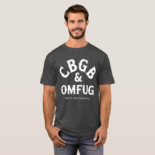 CBGBOMFUG Punk Rock friends Tシャツ (正面フル)