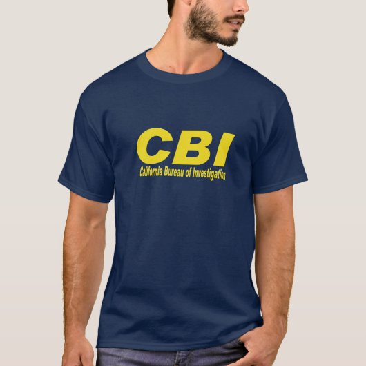 CBI (カリフォルニア捜査局) Tシャツ (正面)