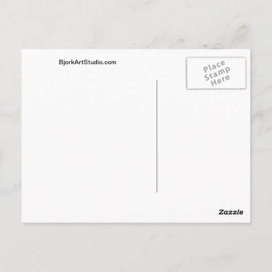 CBjorkによるSealife、Welcome To The Heat Zoneカード ポストカード (裏面)