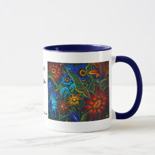 CBjorkの具象の花柄 マグカップ