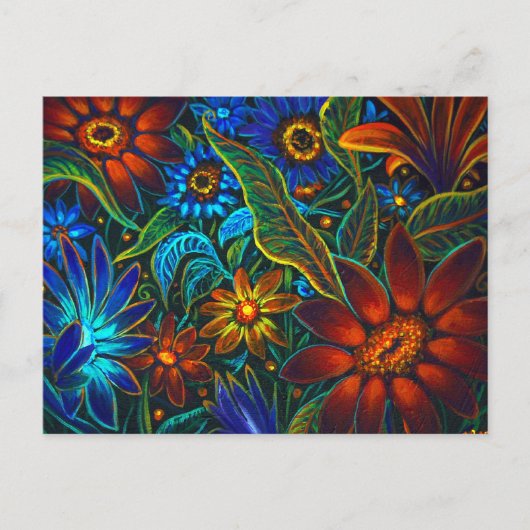 CBjorkアバターフローラデザイン ポストカード (正面)