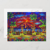 CBjorkハワイアンルアウ（ハワイ式宴会）ポストカード ポストカード (正面/裏面)