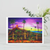 CBjorkラバルアウ（ハワイ式宴会）招待状 招待状 (スタンド正面)