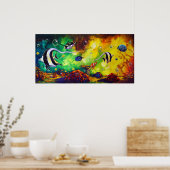 CBjork、ムーア人アイドルリーフ ポスター (キッチン)