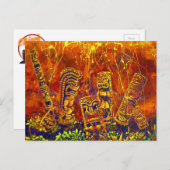 CBjork Tiki熱溶岩シャワー ポストカード (正面/裏面)