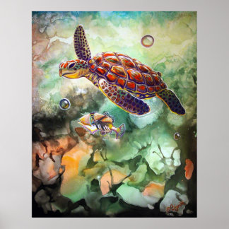 CBjork Turtle and Trigger ポスター