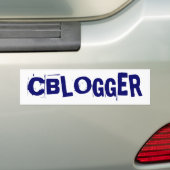Cbloggerのバンパーステッカー バンパーステッカー (車上)