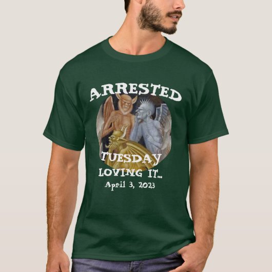 CBP DHS 第45代大統領逮捕 MAGA アメリカ 454 Tシャツ (正面)