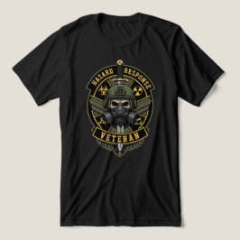 CBRNベテラン・エンブレム 緊急防衛作戦 トライブレンドTシャツ