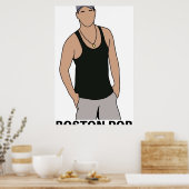 CBSサバイバーボストンロブマリアーノ ポスター (キッチン)