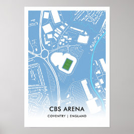 CBS Arena Poster – コベントリー市FCの本拠地，エングラ ポスター