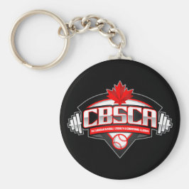 CBSCA 2.25インチ基本ボタンキーチェーン キーホルダー