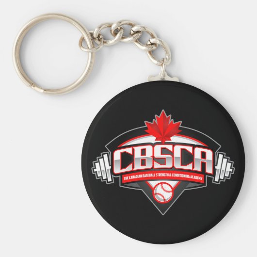 CBSCA 2.25インチ基本ボタンキーチェーン キーホルダー (正面)