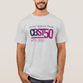 CBST 50周年記念(やや長めのスリーブ) Tシャツ (正面)
