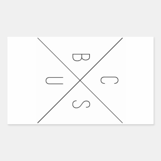 CBUS (Columbus, Ohio)スタンプ 長方形シール (正面)