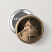 CCの女の子の側面 缶バッジ (正面&裏面)