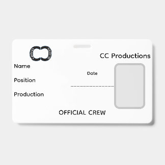 CCプロダクションズスタッフ バッジ