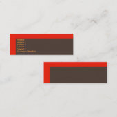 CCプロファイルカード スキニー名刺 (正面/裏面)