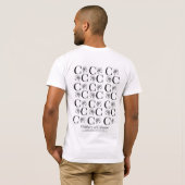 CC男性パターン背部1 Tシャツ (裏面フル)
