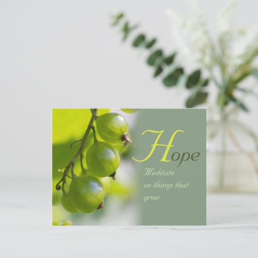 CC0330を成長させるもの瞑想 ポストカード (スタンド正面)