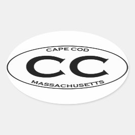 CC – ケープコッドマサチューセッツ州 楕円形シール