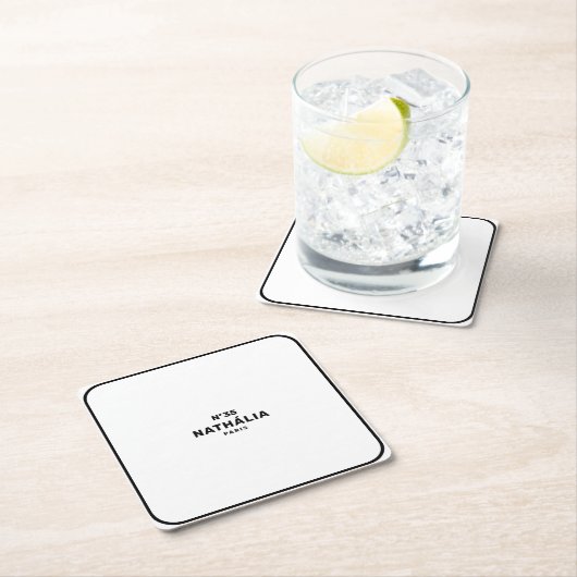 CC (シック&クラシック) スクエアペーパーコースター (インサイチュ)