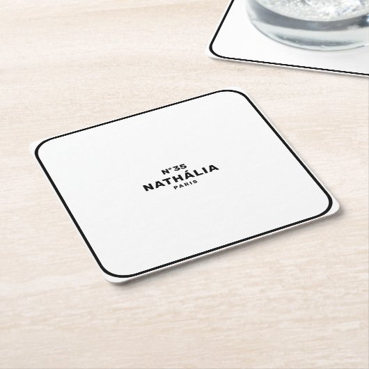 CC (シック&クラシック) スクエアペーパーコースター (アングル)